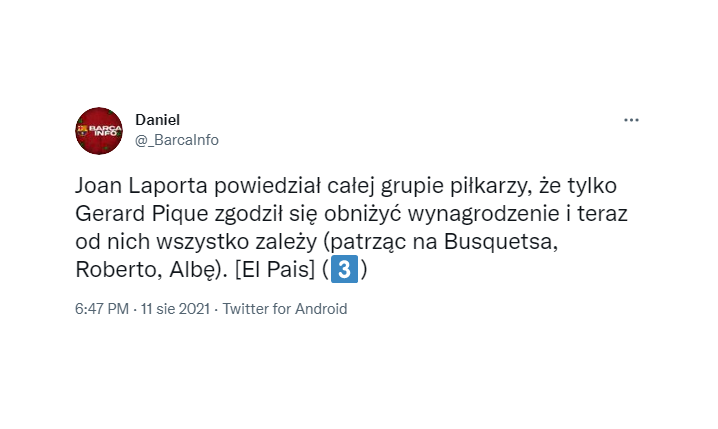 ''El Pais'': Tylko JEDEN piłkarz Barcy ZGODZIŁ SIĘ NA OBNIŻKĘ pensji!
